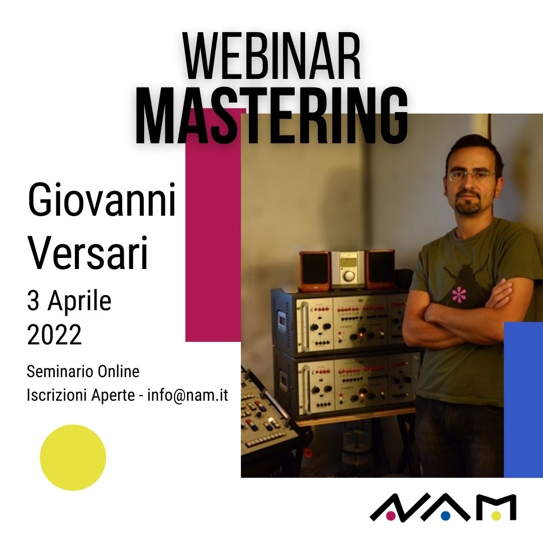 Webinar Mastering con Giovanni Versari