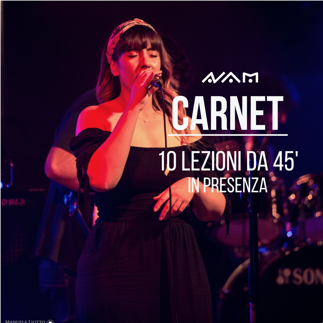 Carnet di 10 lezioni in presenza da 45′