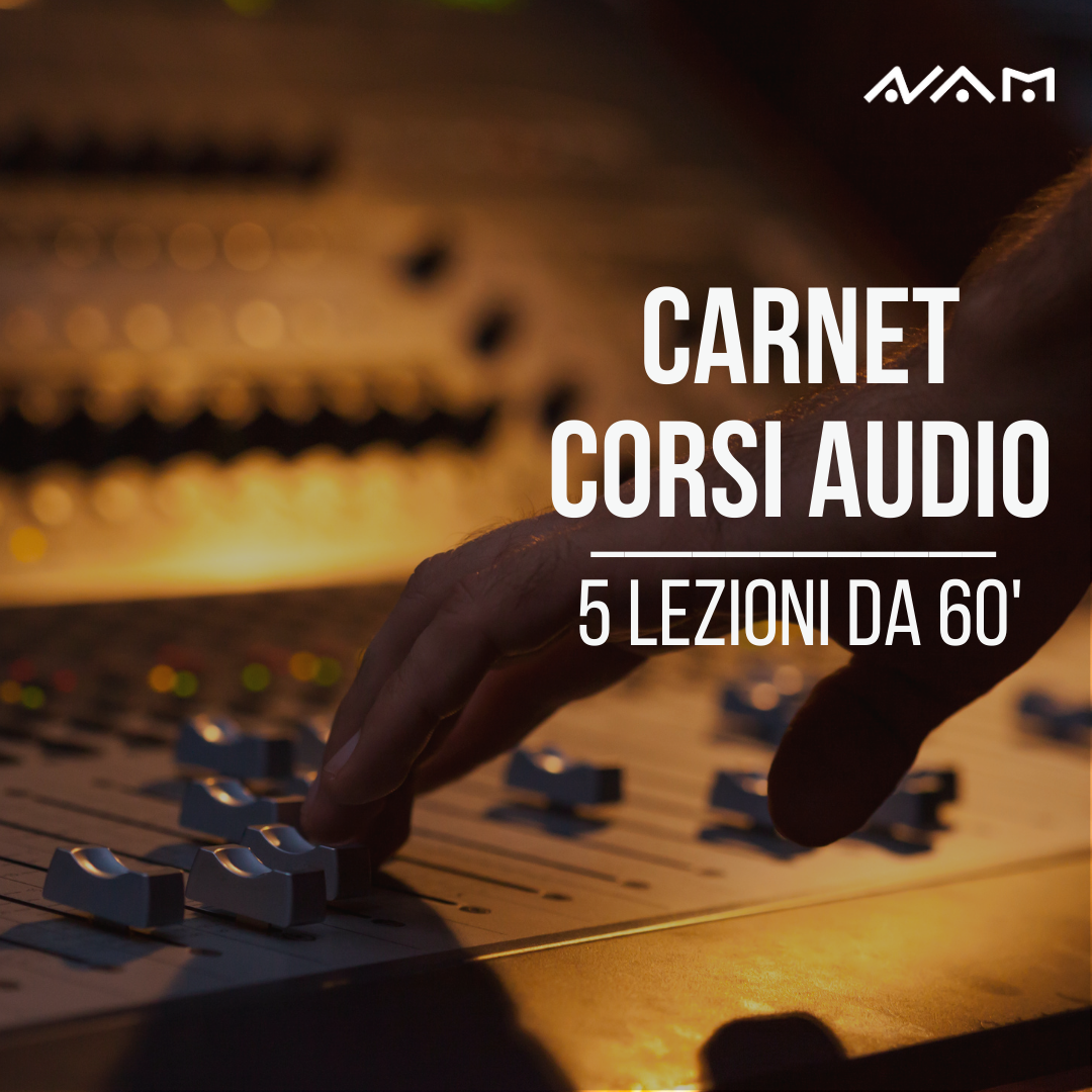 Carnet Corsi Audio di 5 lezioni da 60′