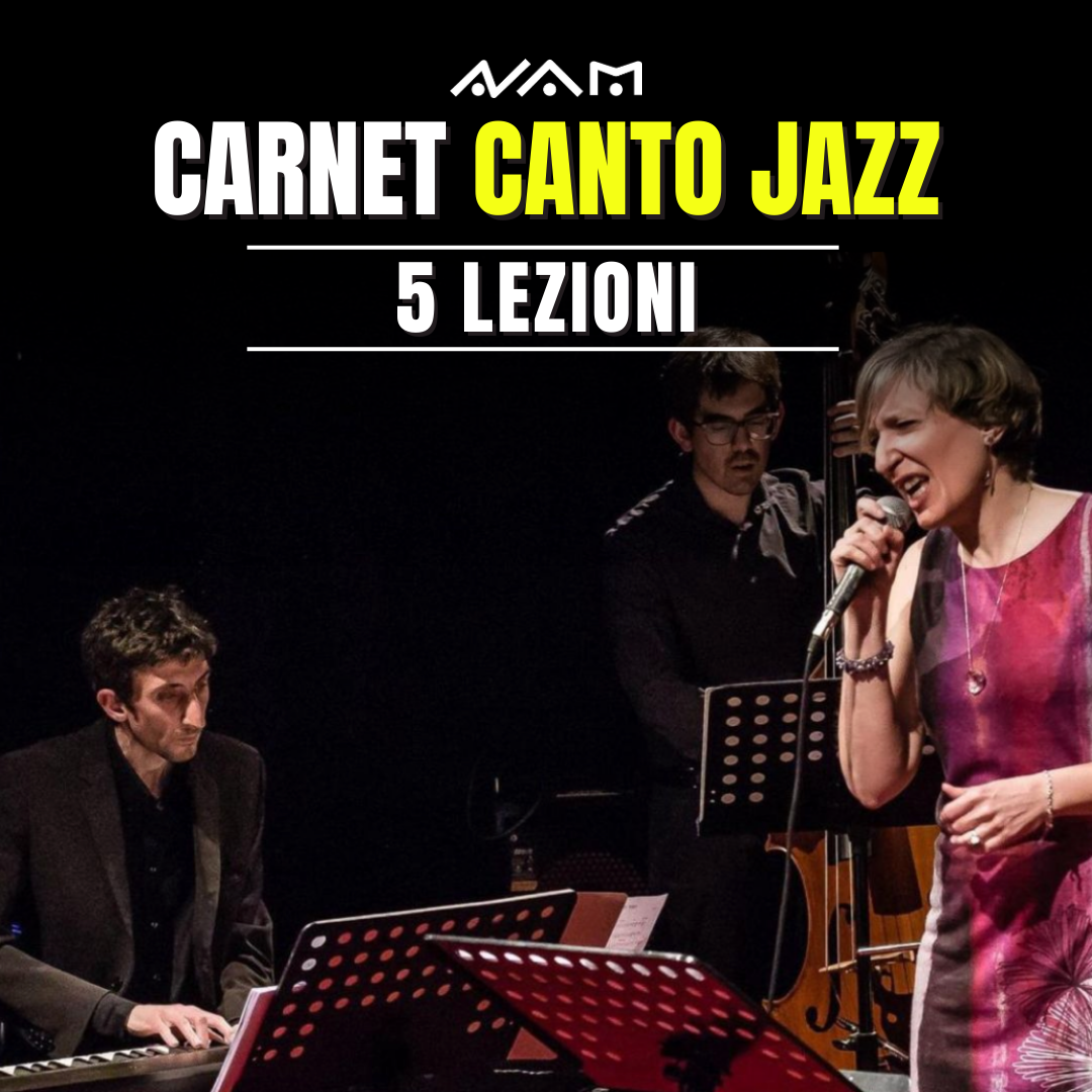 Carnet 5 lezioni di Canto Jazz