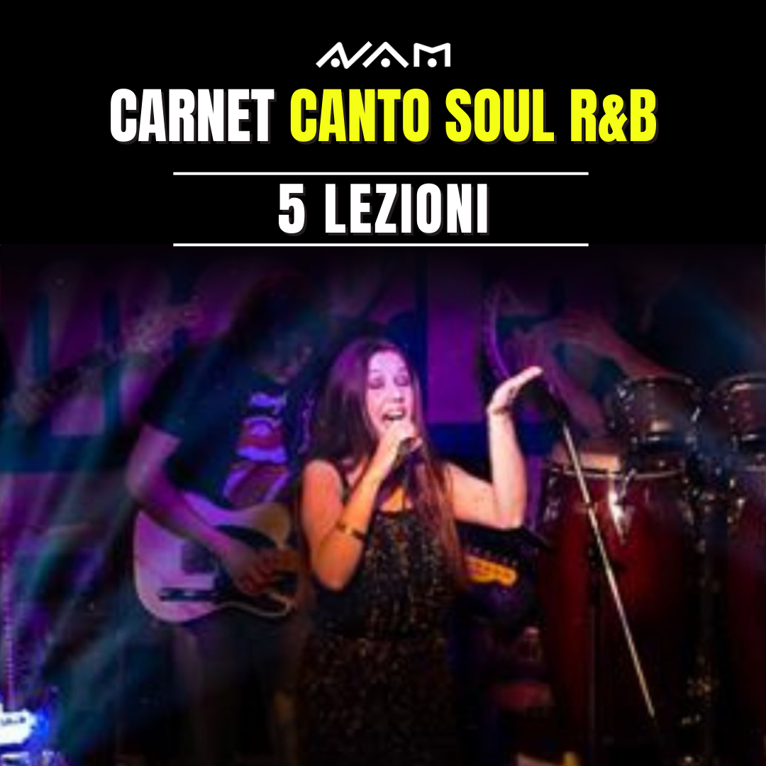 Carnet 5 lezioni di Soul R&B