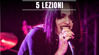 Carnet 5 lezioni di Canto Metal