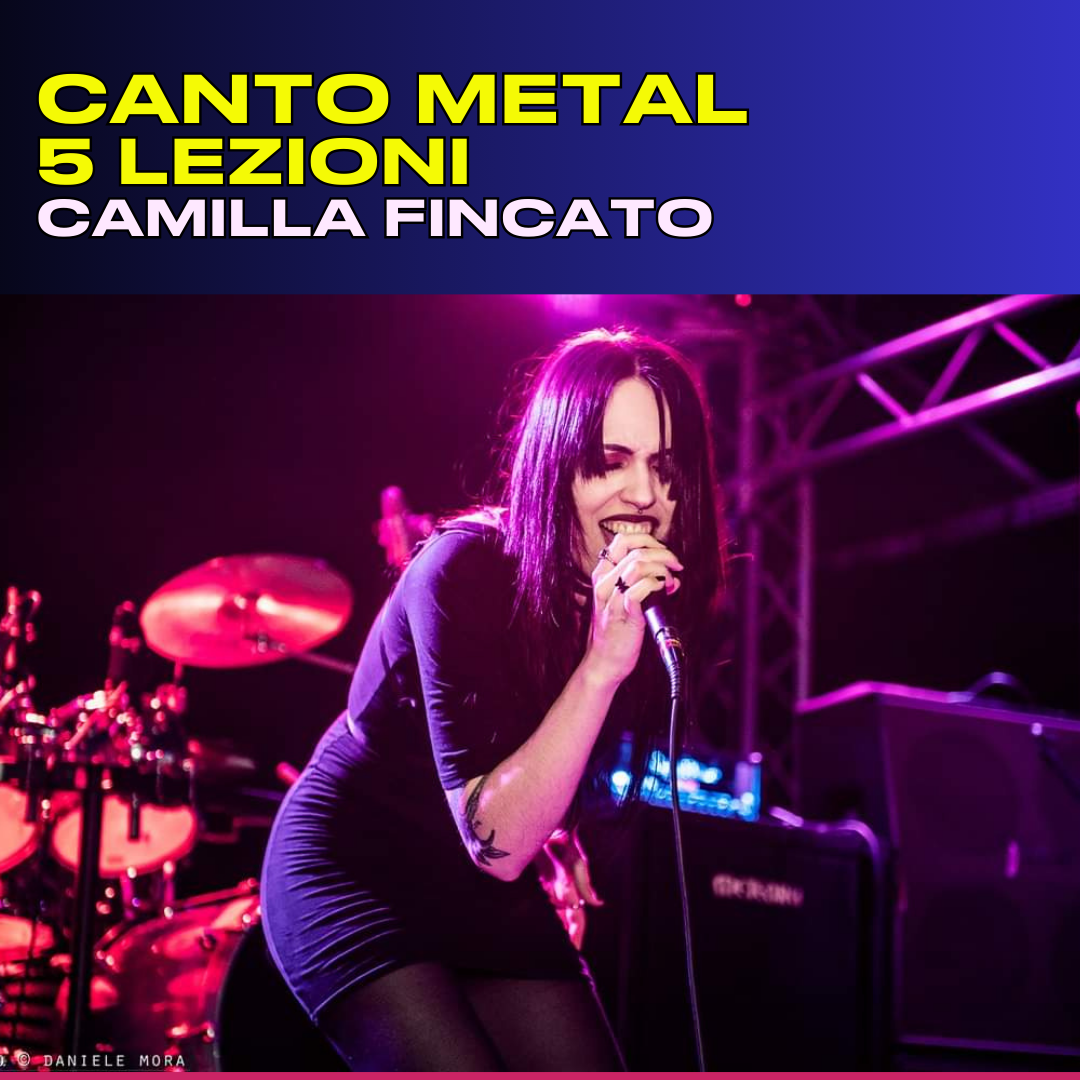 Carnet 5 lezioni di Canto Metal