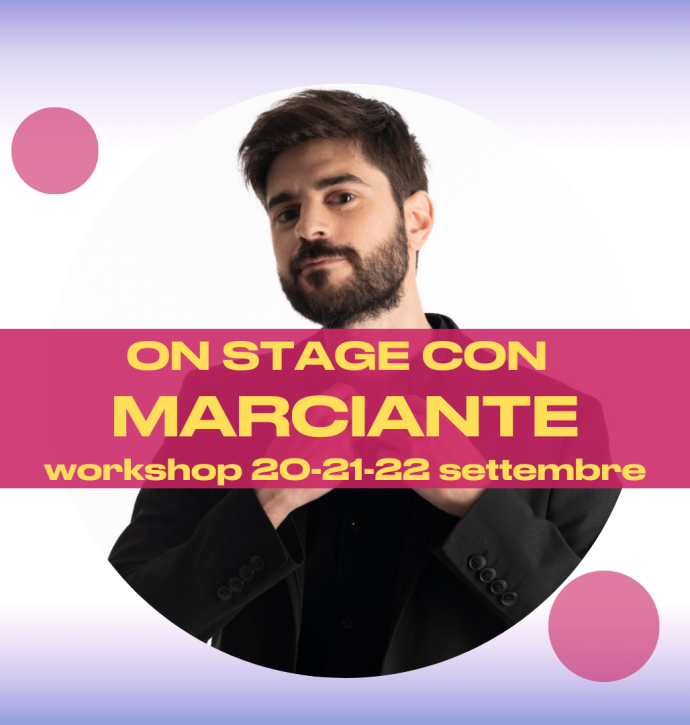 Marciante on stage