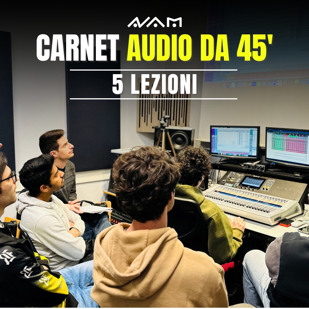 Carnet Corsi Audio di 5 lezioni da 45′